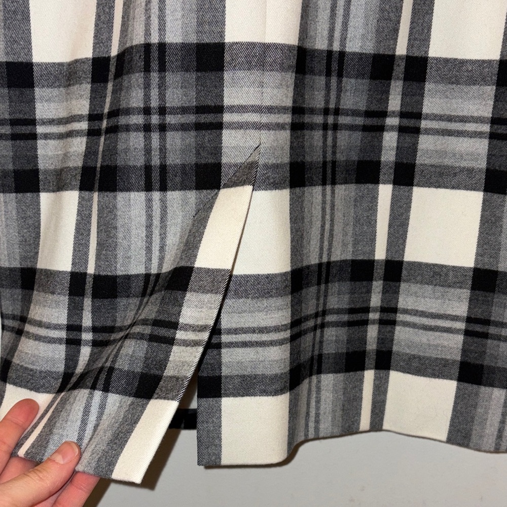 Black & White Plaid Sheath Dress with Waist Detail Karen Millen - Picture 8 of 14
